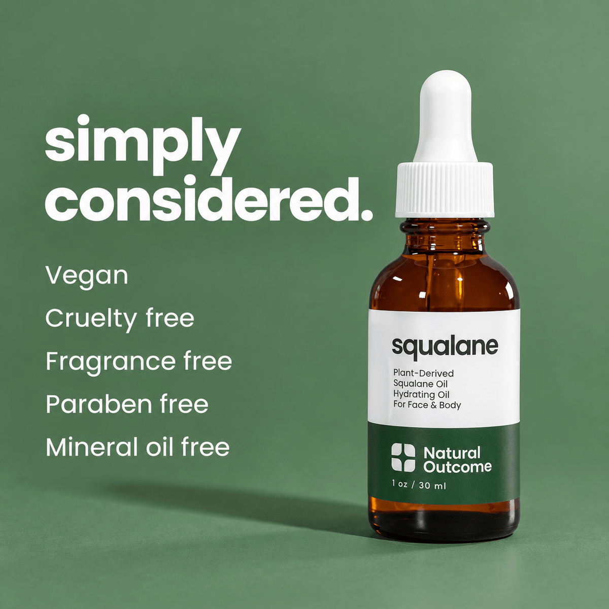 Natural Outcome Squalane Oil 1 oz / 30 mL: formula