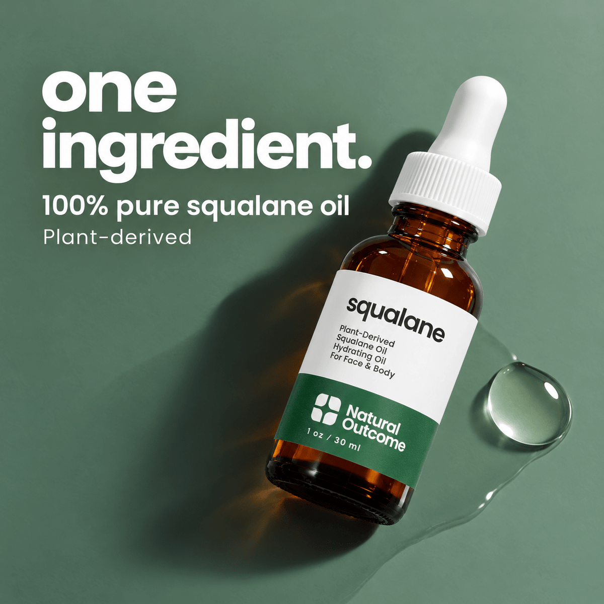 Natural Outcome Squalane Oil 1 oz / 30 mL: ingredient