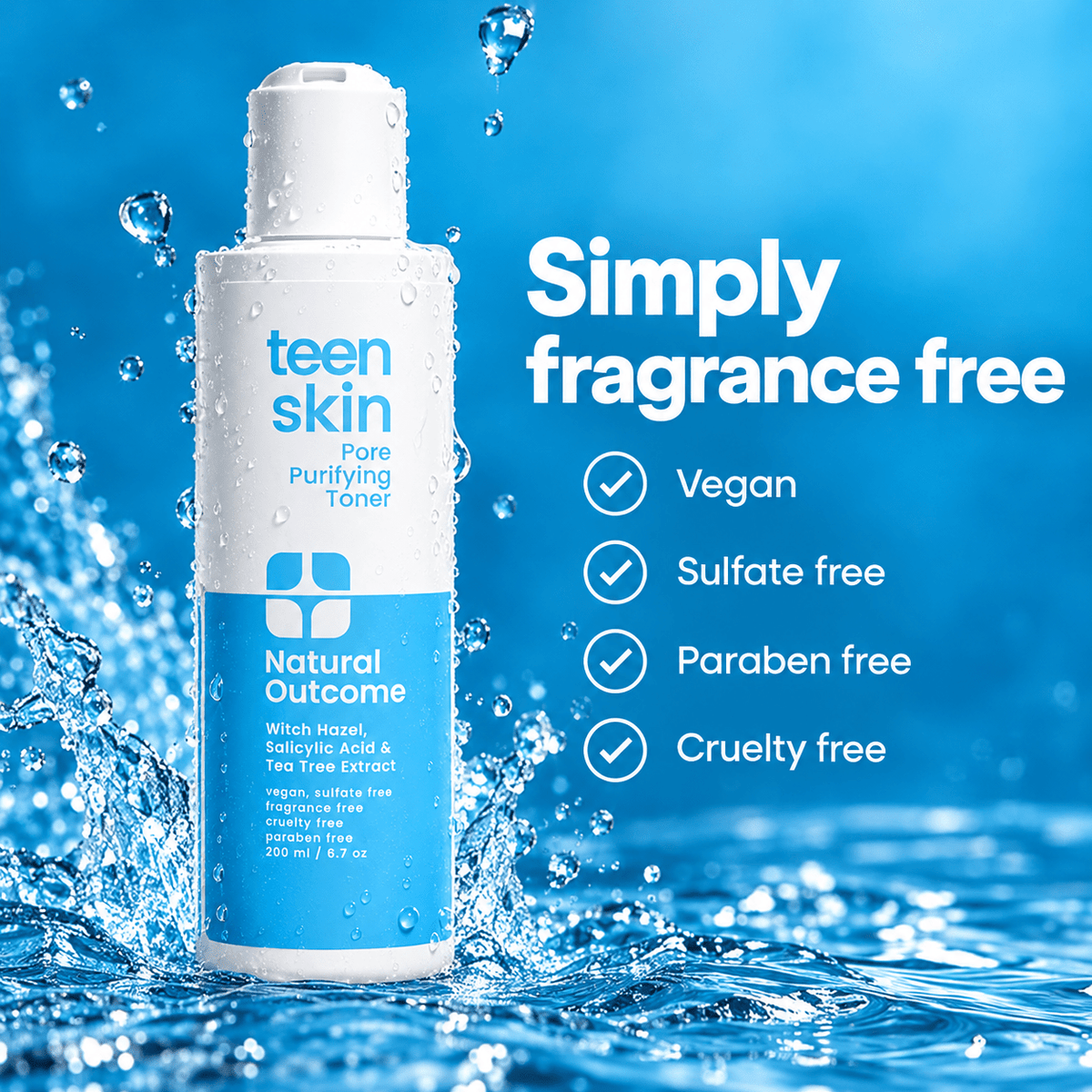 Natural Outcome Teen Skin toner formula