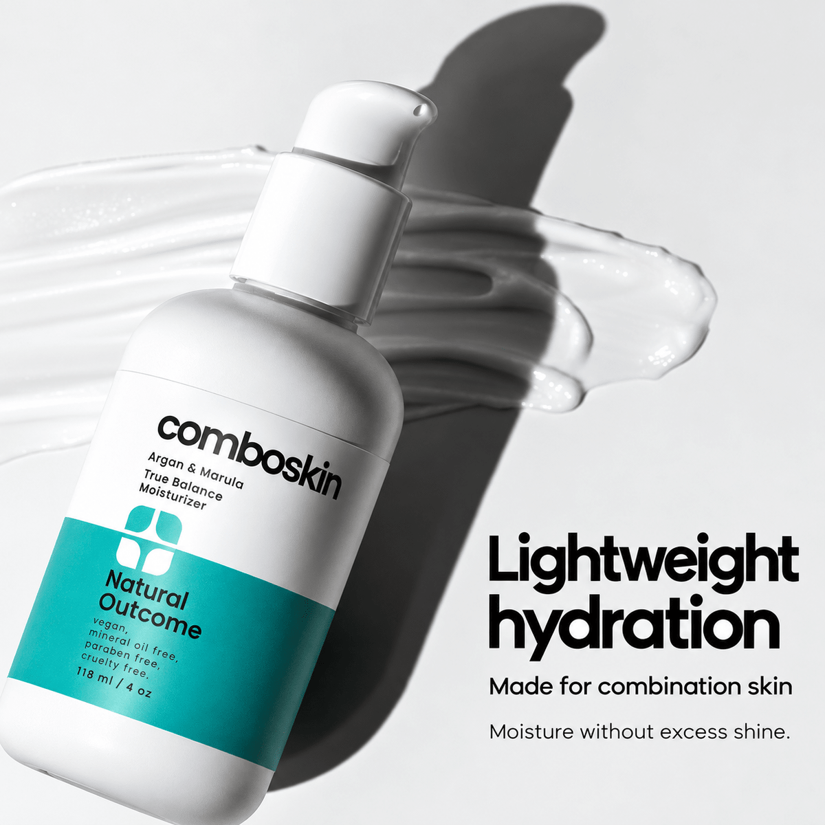 Natural Outcome True Balance Moisturizer hydration infographic