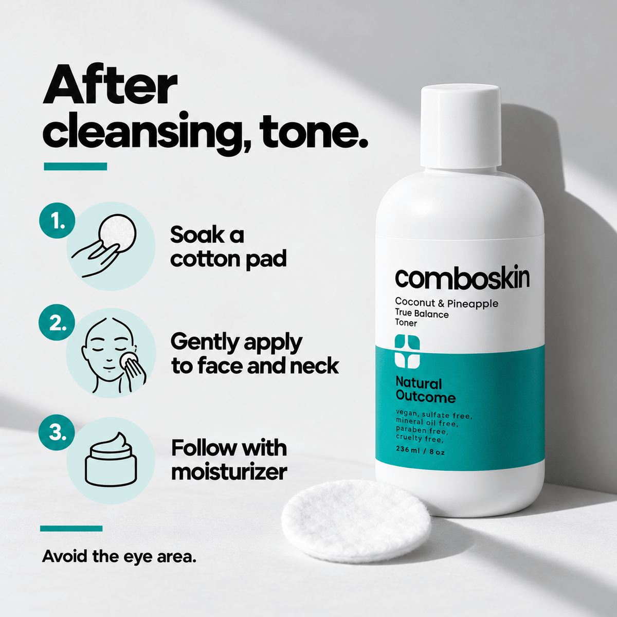 Natural Outcome True Balance Toner directions