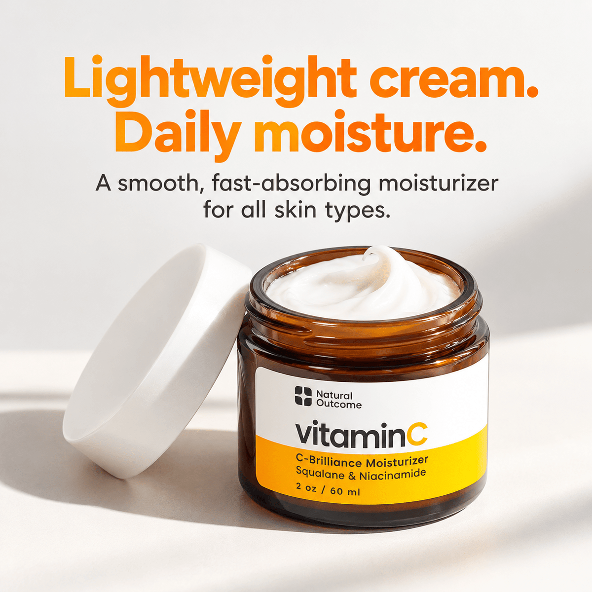 Natural Outcome Vitamin C C-Brilliance Moisturizer texture