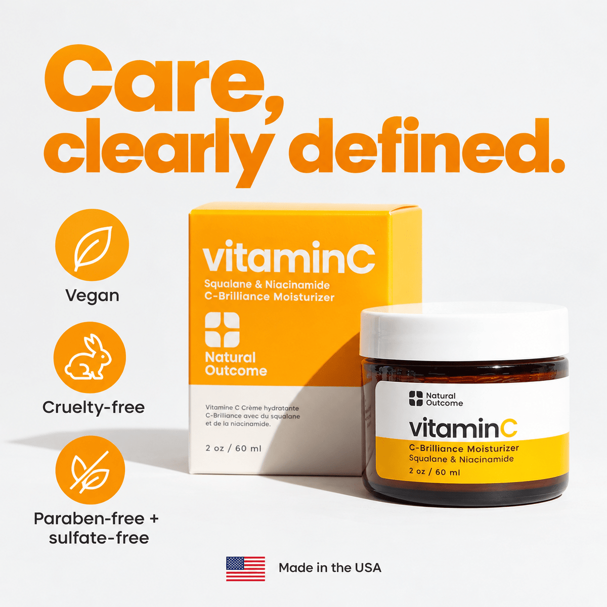 Natural Outcome Vitamin C C-Brilliance Moisturizer formulation