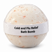 Nature's Love Product Cold and Flu Relief Bath Bomb, Extra Large, on white