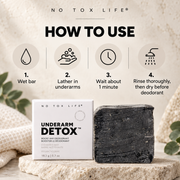 How to use No Tox Life Underarm Detox Bar