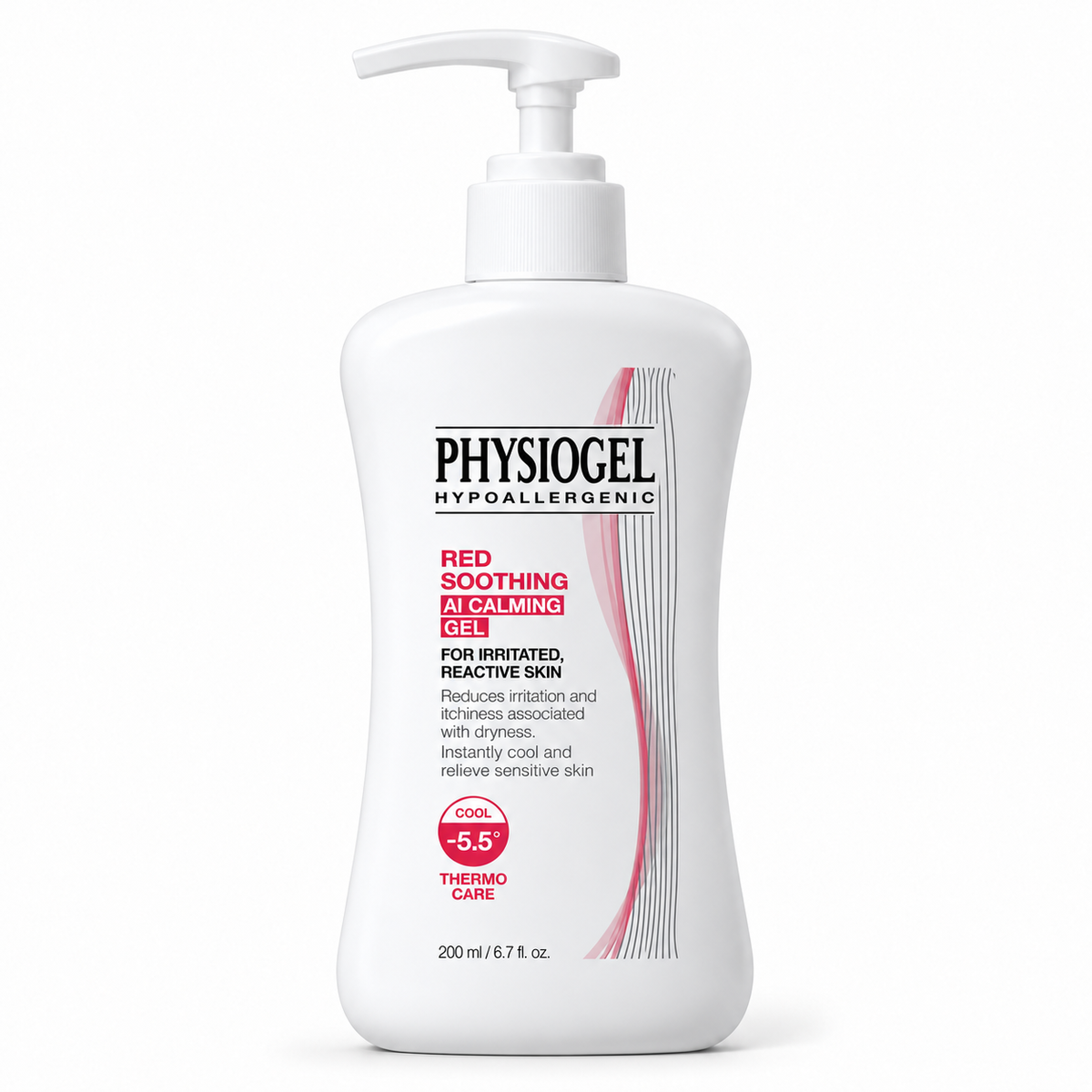 PHYSIOGEL Red Soothing AI Calming Gel 200 mL pump bottle