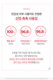 PHYSIOGEL Red Soothing AI Calming Gel 200 mL: Gel texture user-study feedback with original study notes (Korean)