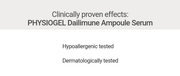 PHYSIOGEL Dailimune Ampoule 20ml - Hypoallergenic and dermatological testing information - English Olive Young product information