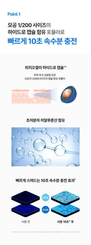 PHYSIOGEL DMT Hydro Gel Cream 70 mL: Hydro capsule hydration study with qualifications in Korean