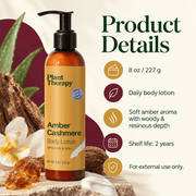 Plant Therapy Amber Cashmere Body Lotion 8 oz product details