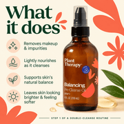Plant Therapy Balancing Pre-Cleanse Oil cleansing and balancing benefits