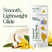 Plant Therapy Coconut Ylang Ylang deodorant smooth lightweight glide