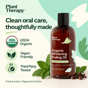 Plant Therapy pulling oil USDA Organic vegan friendly and third party tested