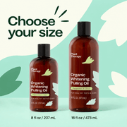 Plant Therapy Organic Whitening Pulling Oil 8 oz and 16 oz sizes