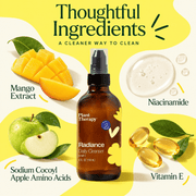 Plant Therapy Radiance Daily Cleanser ingredient highlights