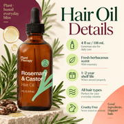 Plant Therapy Rosemary & Castor Hair Oil product details