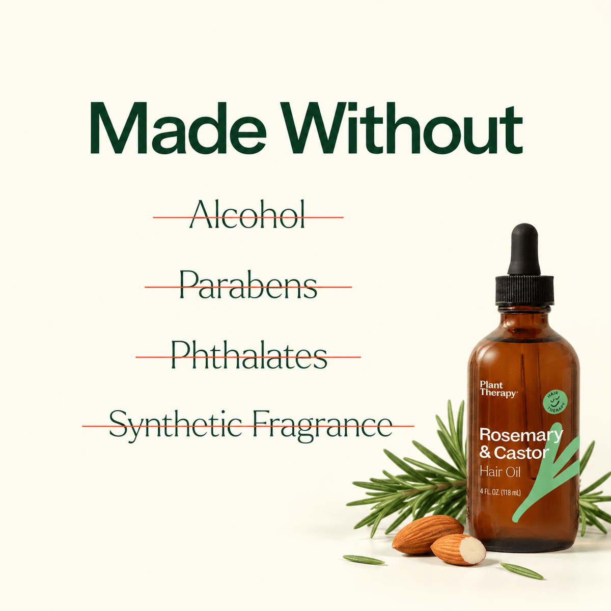 Made without alcohol parabens phthalates and synthetic fragrance