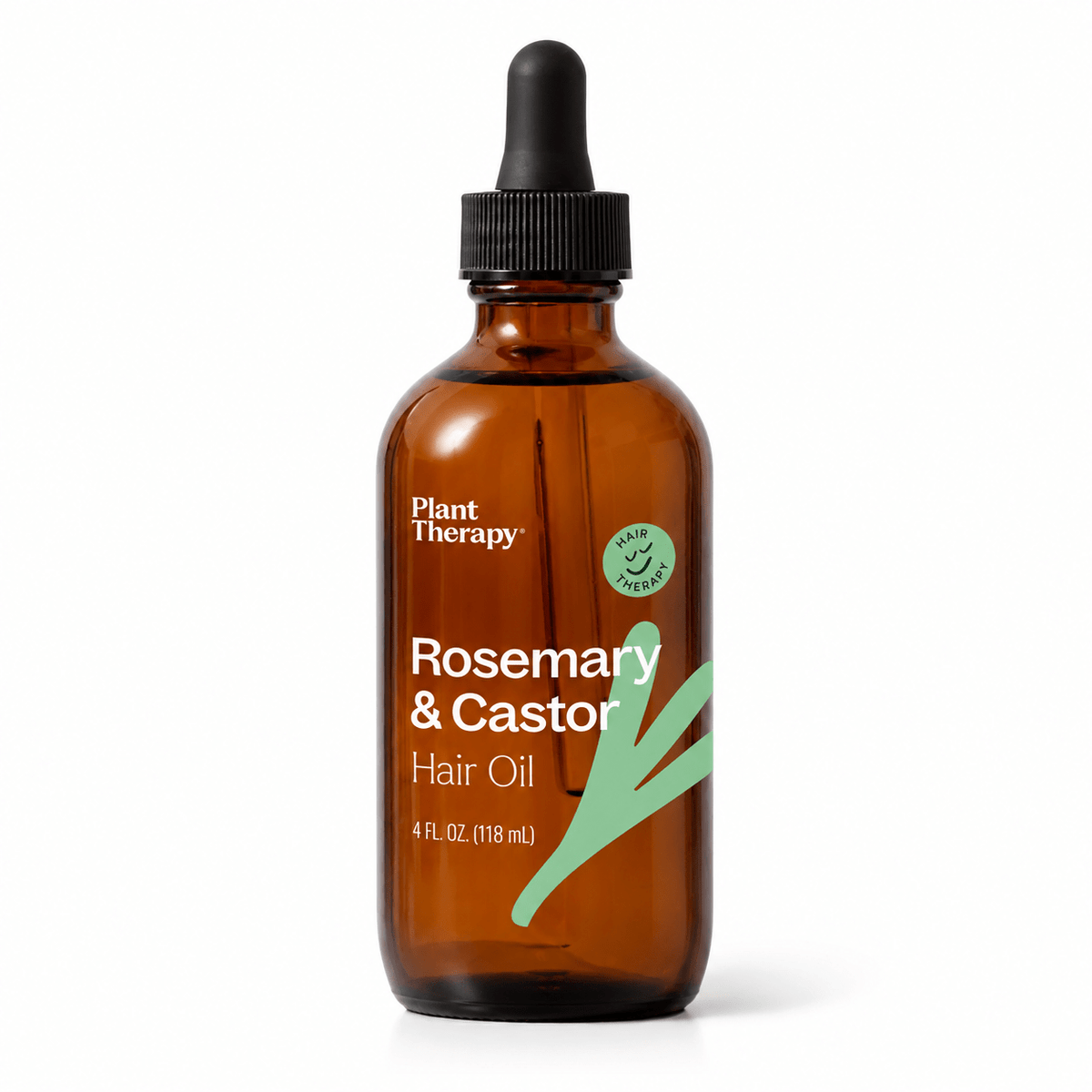 Plant Therapy Rosemary & Castor Hair Oil 4 oz