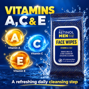 Livaura Retinol Men Face Wipes, 60 Count infographic 2