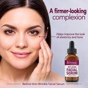 Retinol serum firmness infographic