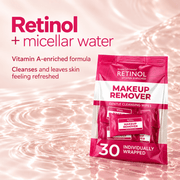 Retinol vitamin A and micellar water cleansing formula