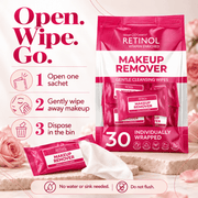 How to use Retinol single-use wipes and dispose without flushing