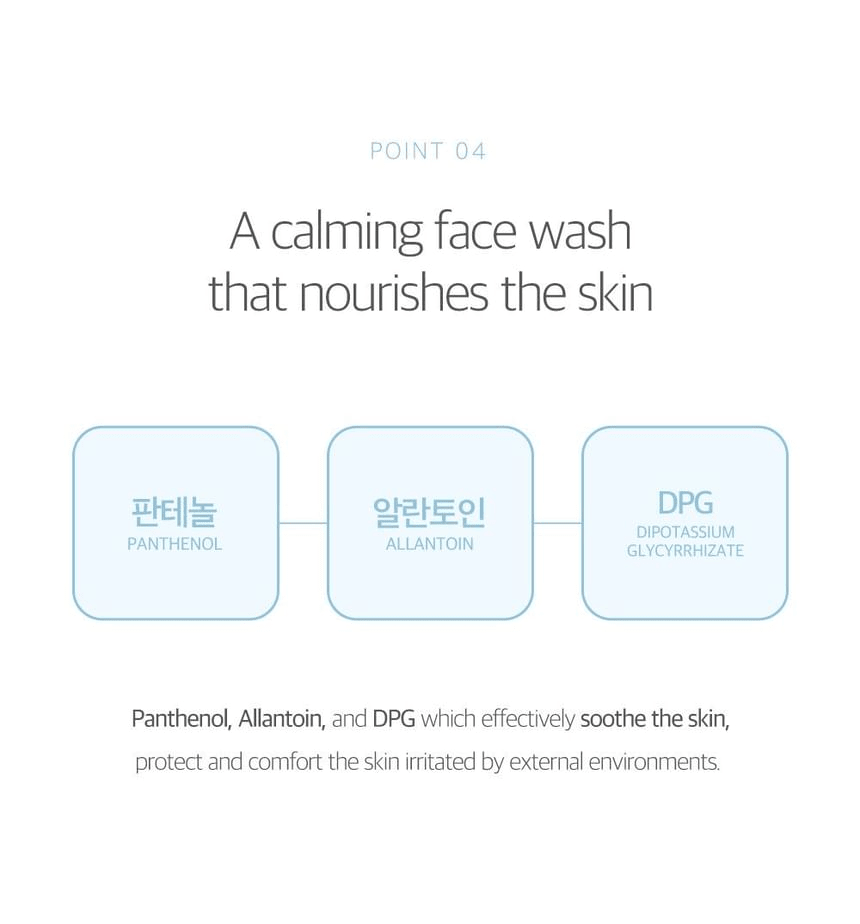 ROUND LAB 1025 Dokdo Cleansing Milk 200ml, original calming ingredients panel