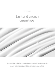 ROUND LAB 1025 Dokdo Cleansing Milk 200ml, original cream texture panel