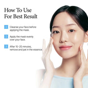 ROUND LAB 1025 Dokdo Water Gel Mask: How to apply the water gel sheet mask