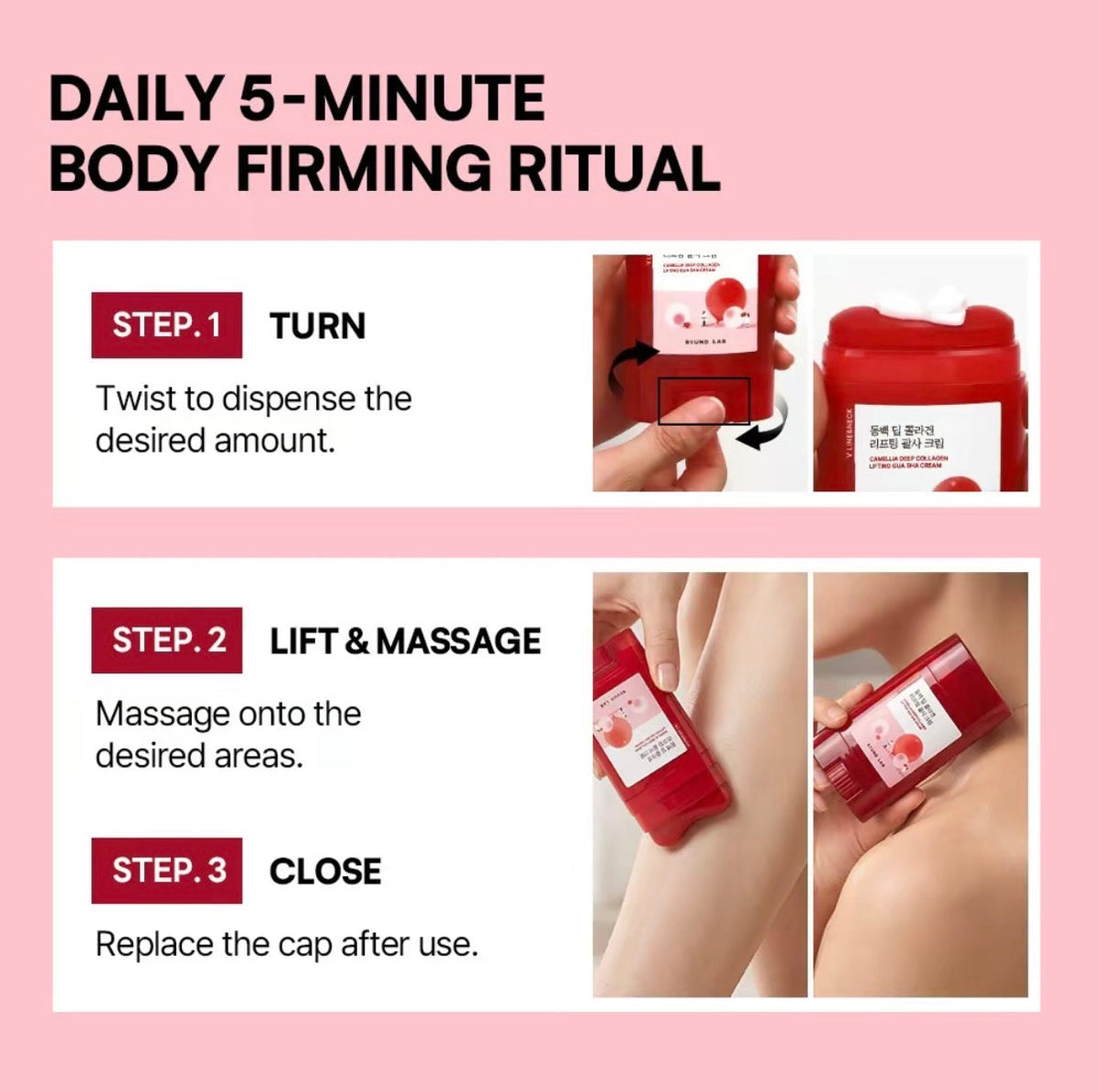 Camellia Deep Collagen Lifting Gua Sha Cream official product infographic 8