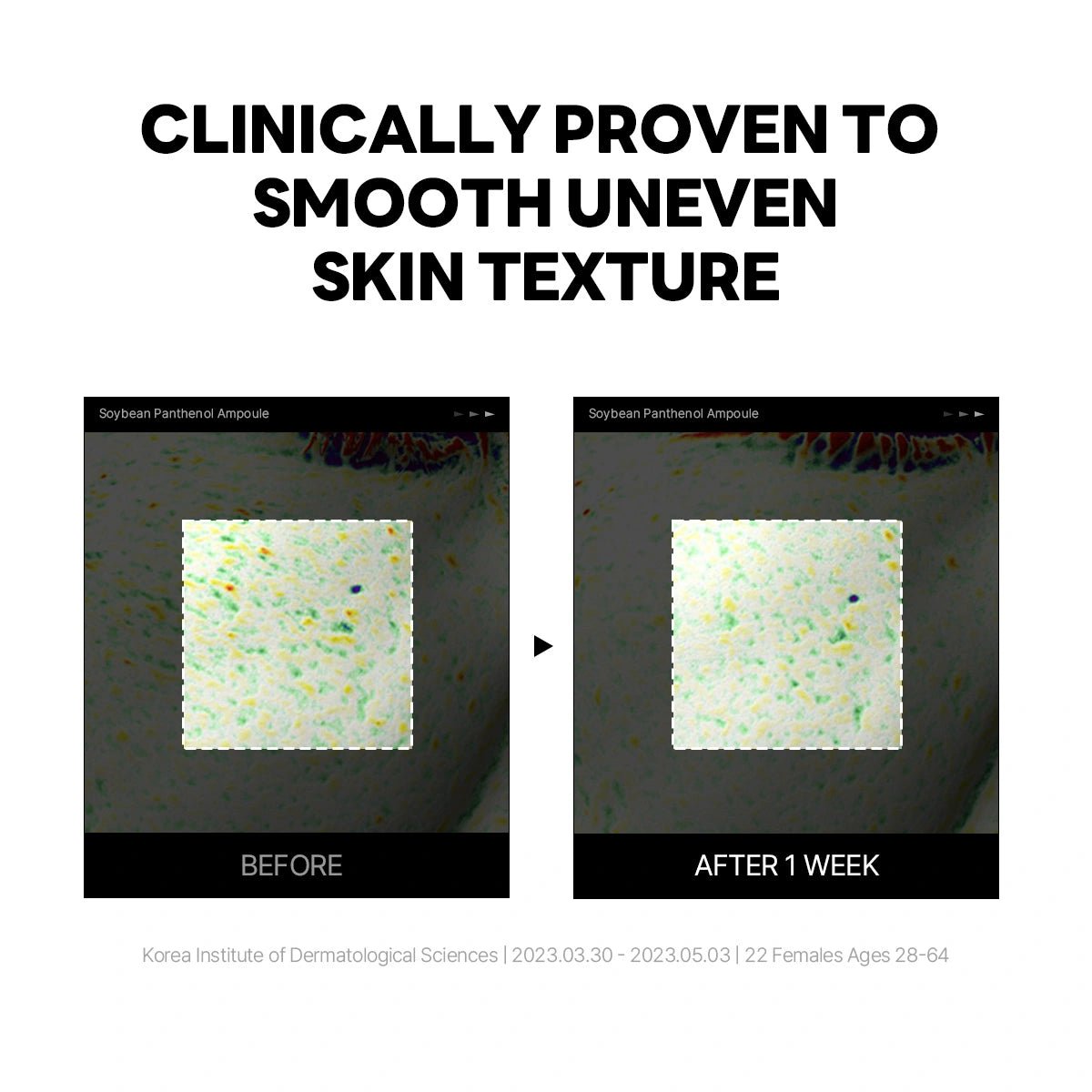 Soybean Panthenol Ampoule official product infographic 5