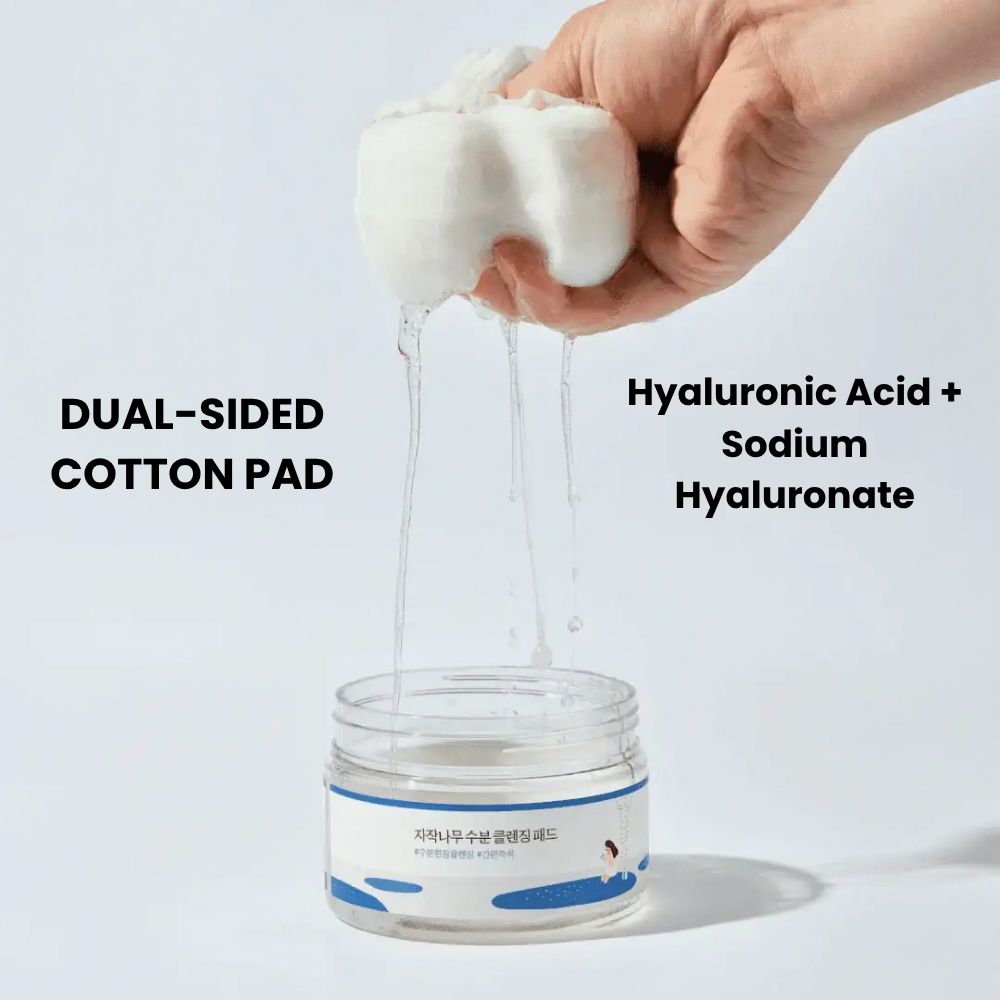 ROUND LAB Cleansing Pads 60 pads official product gallery infographic 1