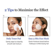 ROUND LAB Moisturizing Toner Pads 80 pads official product gallery infographic 2