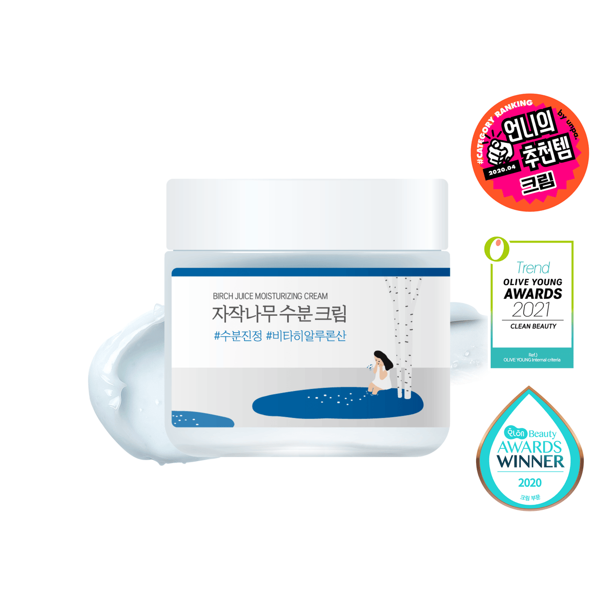 ROUND LAB Daily Face Cream 80ml official product gallery infographic 2