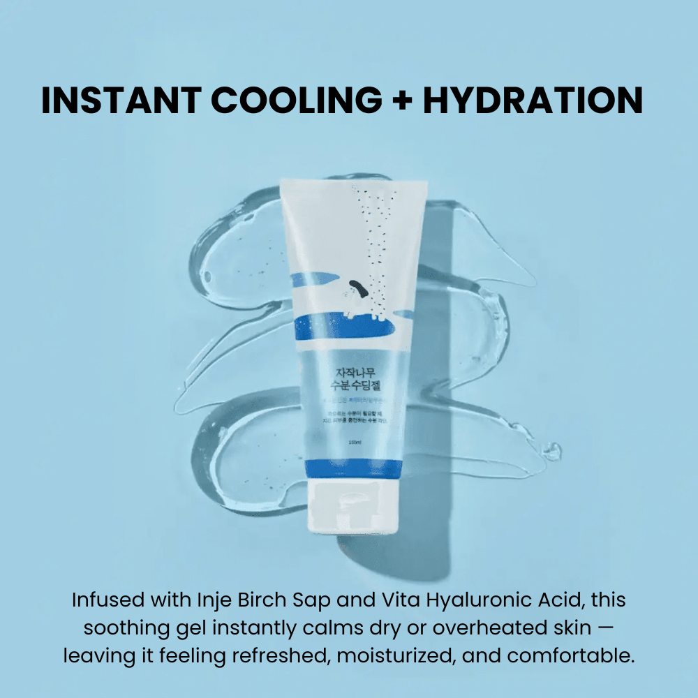 ROUND LAB Soothing Moisture Gel 150ml official product gallery infographic 1