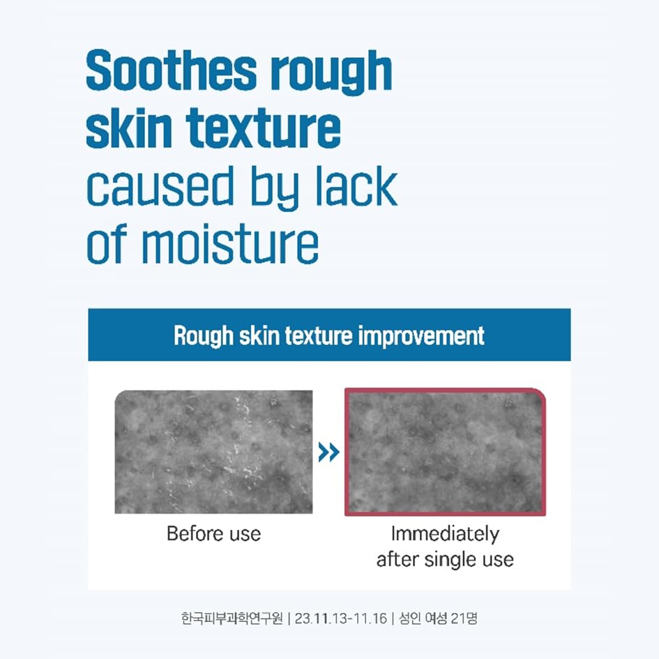 ROUND LAB Birch Juice Moisturizing Ampoule 50ml - Skin texture infographic