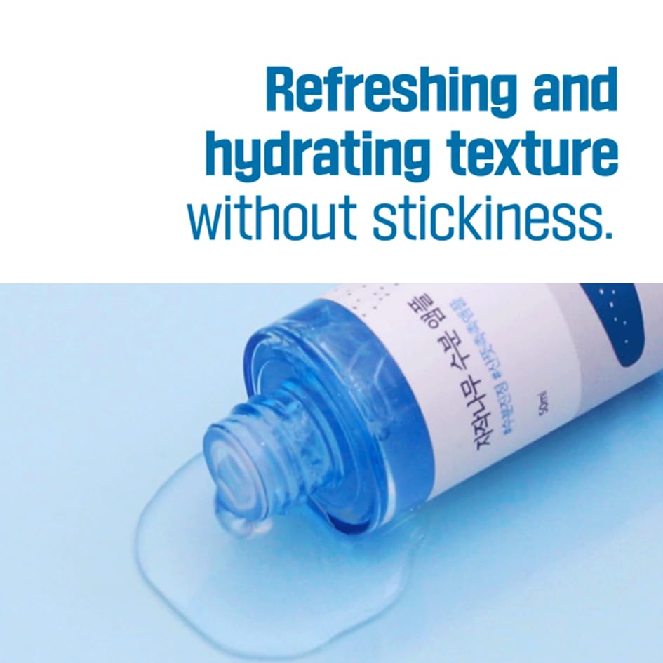ROUND LAB Birch Juice Moisturizing Ampoule 50ml - Watery texture infographic