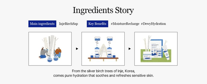 ROUND LAB Birch Juice Sun Stick 19g source product information: birch ingredient story