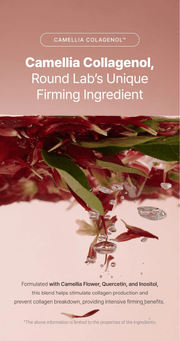 Round Lab Camellia Deep Collagen Jelly Mask Cleanser 150ml - Camellia Collagenol ingredient blend.