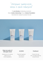 ROUND LAB 1025 Dokdo Sunscreen 50ml - moisturizing sunscreen overview