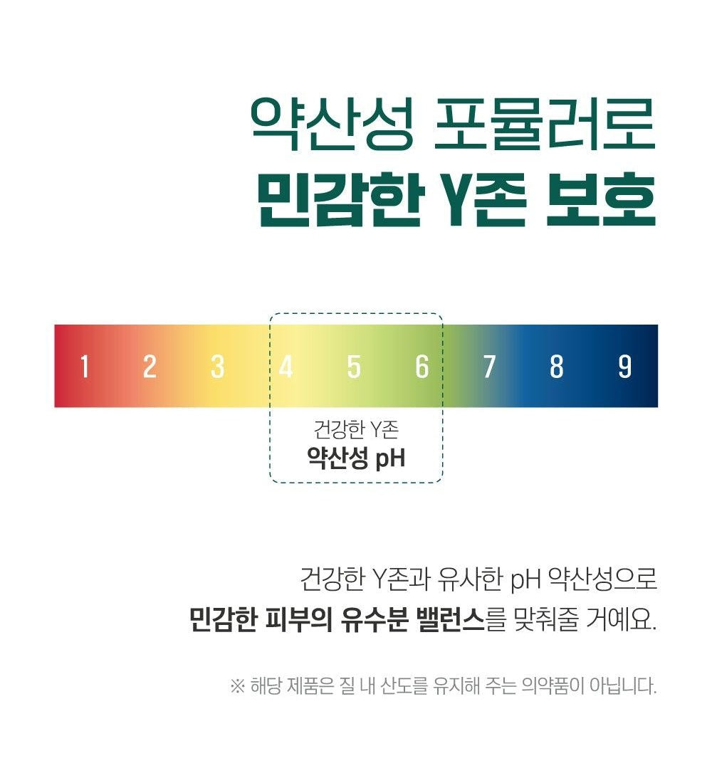 ROUND LAB Pine Calming Cica Feminine Wash 150ml: ph care information in Korean