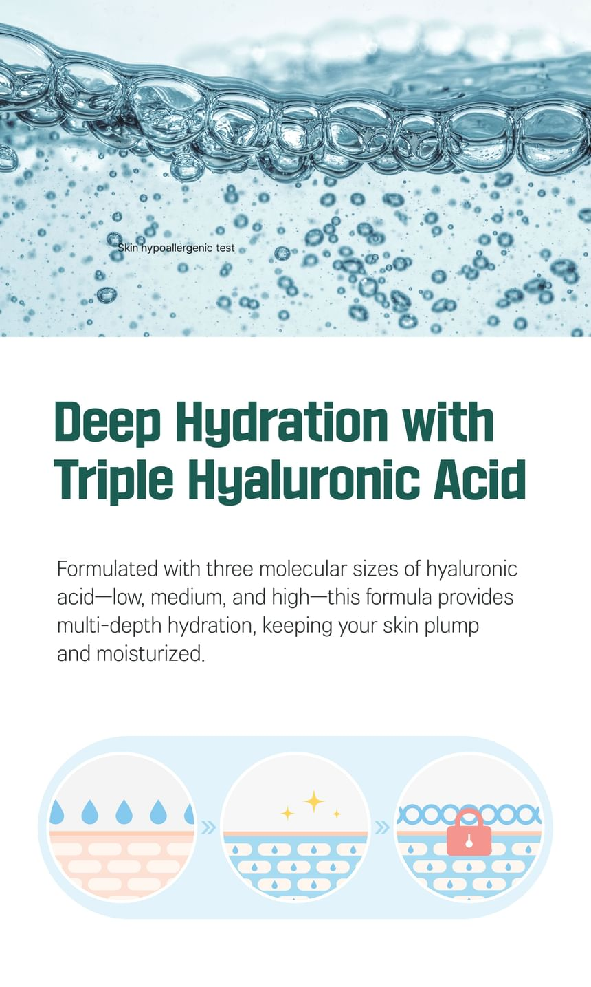 ROUND LAB For Men Pine Calming Cica Lotion — triple hyaluronic acid (YesStyle source)