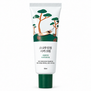 ROUND LAB Pine Calming Cica Cream 50ml, one retail product on a pure white background
