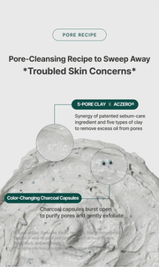 ROUND LAB Pine Cica Deep Pore Clay Mask Cleanser 150ml, original YesStyle pore cleansing recipe panel