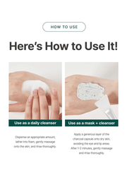 ROUND LAB Pine Cica Deep Pore Clay Mask Cleanser 150ml, original YesStyle how to use panel