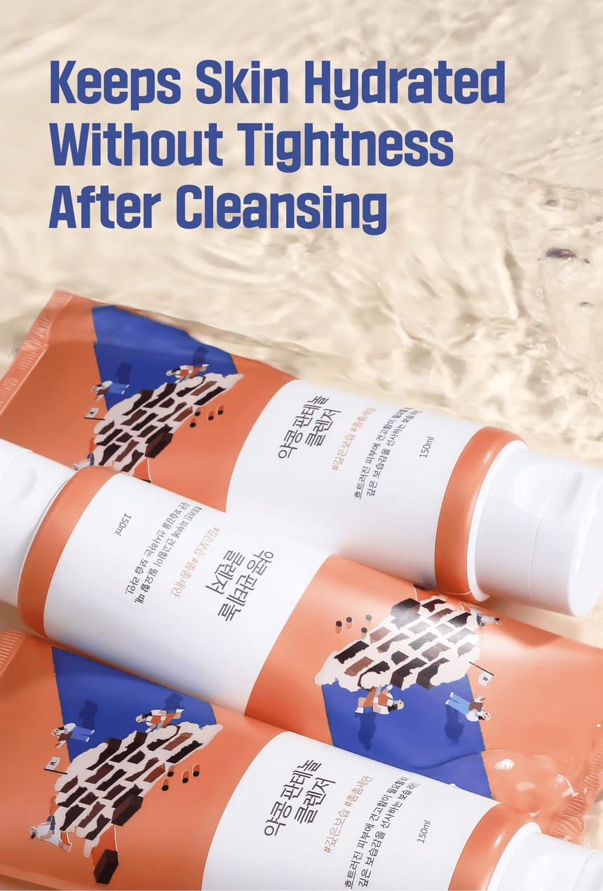 ROUND LAB Soybean Panthenol Cleanser 150ml - hydration after cleansing - original YesStyle panel 06