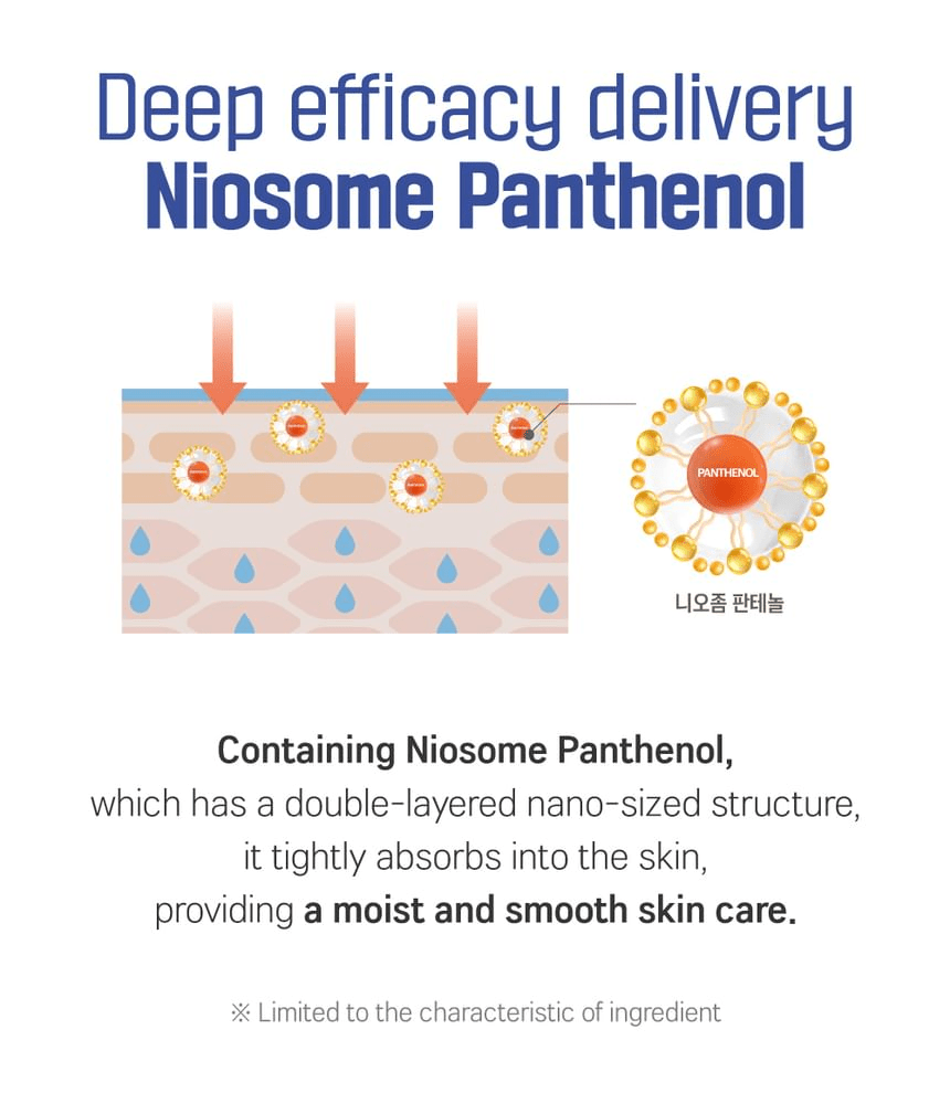 ROUND LAB Soybean Panthenol Toner 250ml, original YesStyle niosome panthenol information panel
