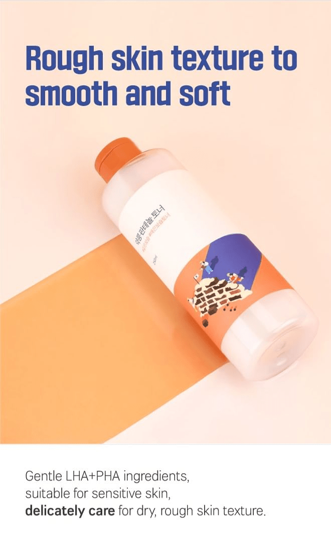 ROUND LAB Soybean Panthenol Toner 250ml, original YesStyle skin texture care information panel