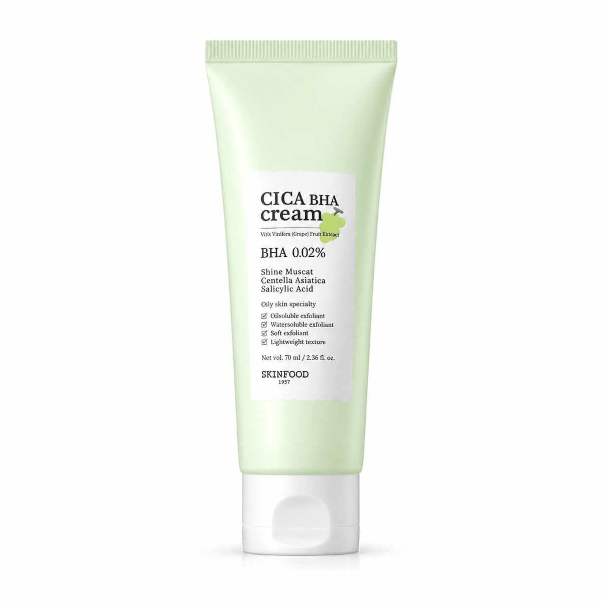 SKINFOOD Shine Muscat Cica BHA Cream 70mL