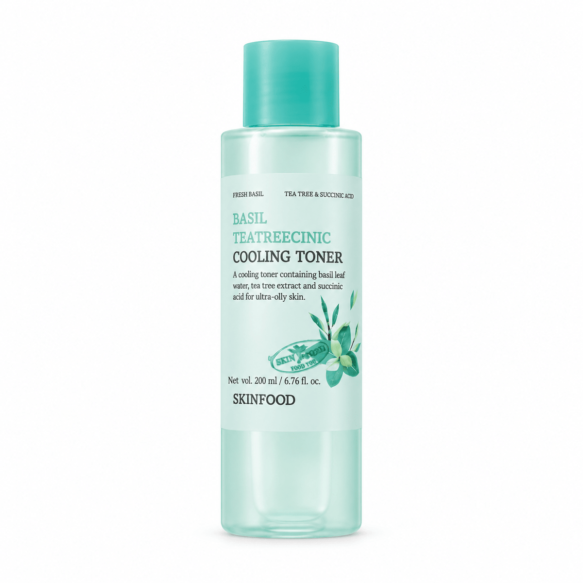 SKINFOOD Basil Teatreecinic Cooling Toner 200mL